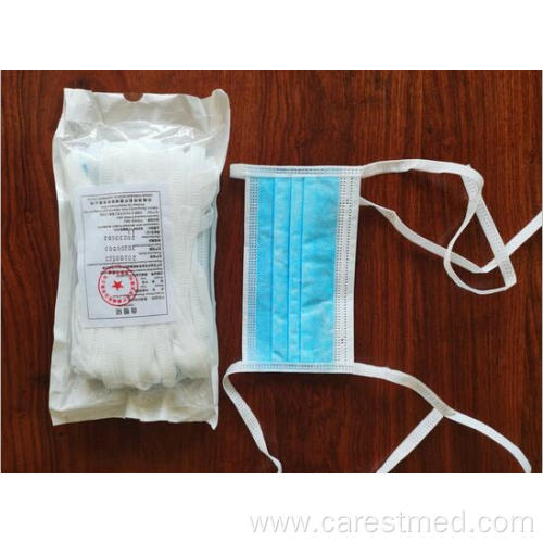 Sterile Disposable Surgical Face Mask with ties